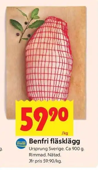 ICA Supermarket Benfri fläsklägg erbjuda