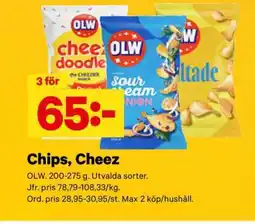 City Gross Chips, Cheez erbjuda
