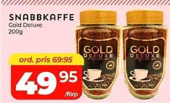 Matrix Butikerna Gold Deluxe Snabbkaffe erbjuda