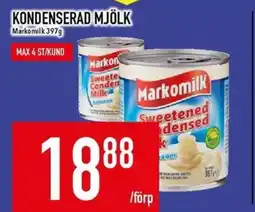 Matdax Markomilk Kondenserad mjölk erbjuda