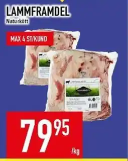 Matdax Naturkött Lammframdel erbjuda