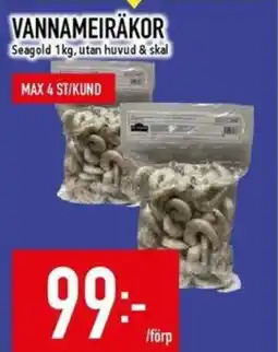 Matdax Vannameiräkor erbjuda