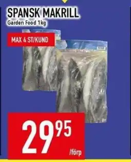 Matdax Spansk makrill erbjuda