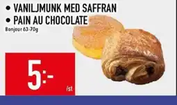 Matdax Vaniljmunk med saffran • Pain au chocolate erbjuda