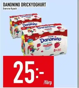 Matdax Danone Danonino drickyoghurt erbjuda