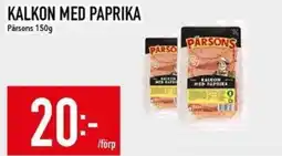 Matdax Pärsons Kalkon med paprika erbjuda
