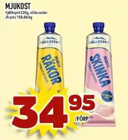 Matdax Fjällbrynt Mjukost erbjuda