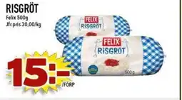 Matdax FELIX Risgröt erbjuda