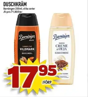 Matdax Barnängen Duschkräm erbjuda