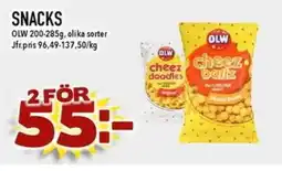 Matdax OLW Snacks erbjuda