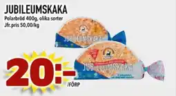 Din Mat Polarbröd Jubileumskaka erbjuda