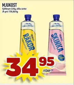Din Mat Fjällbrynt Mjukost erbjuda