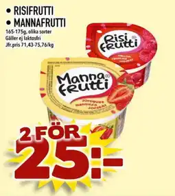 Din Mat Risifrutti • Mannafrutti erbjuda