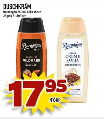 Din Mat Barnängen Duschkräm erbjuda