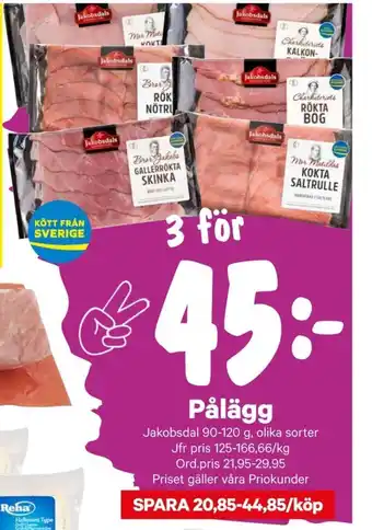 City Gross Jakobsdals Smörgåspålägg erbjuda