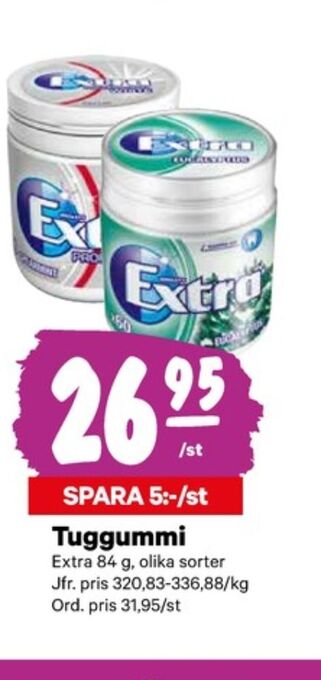 City Gross Extra Tuggummi erbjuda