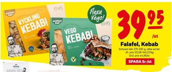 City Gross Schysst käk Falafel erbjuda