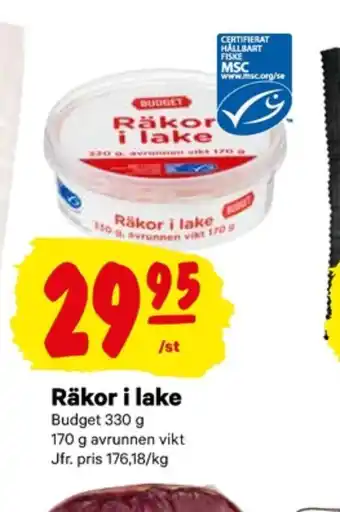 City Gross Budget Räkor erbjuda