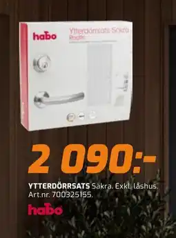 Bolist YTTERDÖRRSATS erbjuda