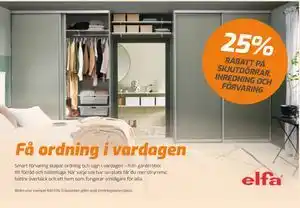 25% RABATT PÅ SKJUTDÖRRAR, INREDNING OCH FÖRVARING
