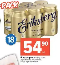 Coop Extra Öl 3,5% 6-pack erbjuda