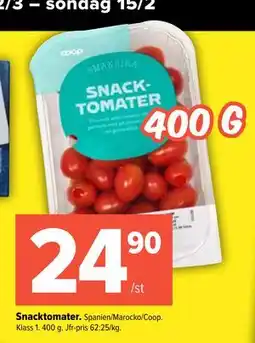 Coop Extra Snacktomater erbjuda