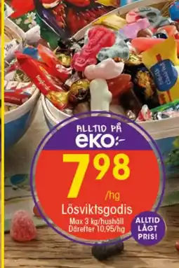 EKO Lösviktsgodis erbjuda