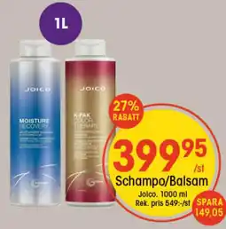 EKO JOICO Schampo/Balsam erbjuda