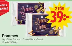 Matöppet Garant Pommes erbjuda