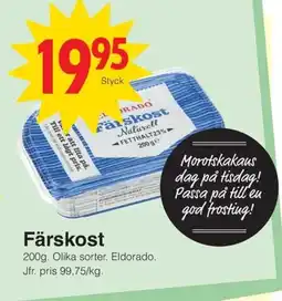 Matöppet ELDORADO Färskost erbjuda