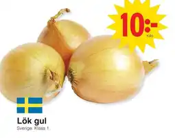 Matöppet Lök gul erbjuda