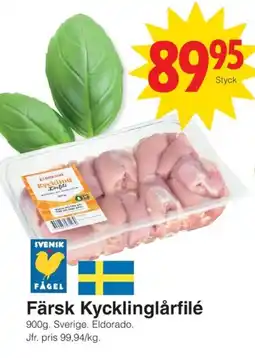 Matöppet ELDORADO Färsk Kycklinglårfilé erbjuda