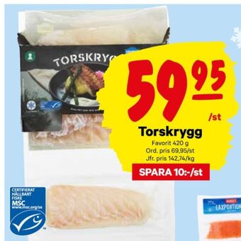 City Gross Favorit Torskfilé erbjuda