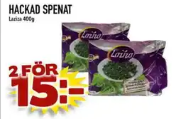 Prisma Mat Hackad spenat erbjuda