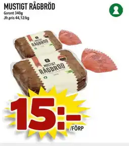 Prisma Mat Mustigt rågbröd erbjuda