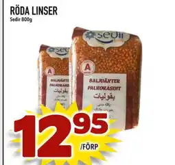 Prisma Mat RÖDA LINSER erbjuda