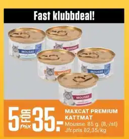 ÖoB MAXCAT PREMIUM KATTMAT erbjuda