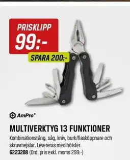 Swedol Multiverktyg 13 funktioner erbjuda