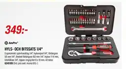 Swedol AmPro Hyls- och bitssats 1/4" erbjuda