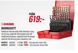 Swedol Dormer borrkasett erbjuda