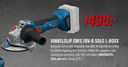 Swedol Vinkelslip GWS 18V-8 SOLO L-BOXX erbjuda