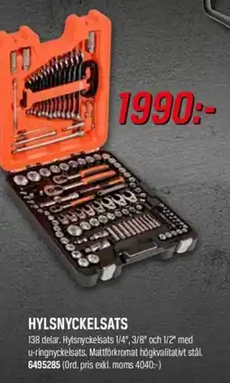 Swedol Hylsnyckelsats erbjuda