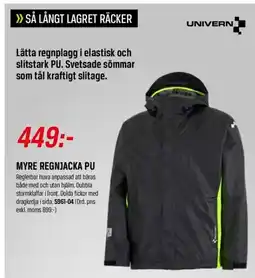 Swedol Myre regnjacka PU erbjuda