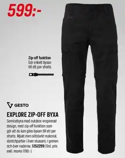 Swedol Explore zip-off byxa erbjuda