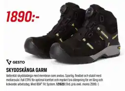 Swedol Gesto Skyddskänga garm erbjuda