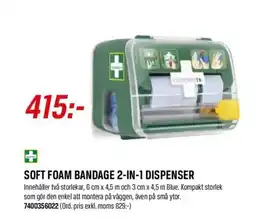 Swedol Soft foam bandage 2-in-1 dispenser erbjuda