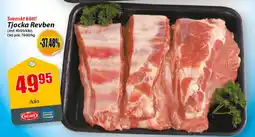 Extra Mjällby Stormarknad Svenskt kött! Tjocka Revben erbjuda