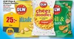 Extra Mjällby Stormarknad OLW Chips & Cheeze Doodles erbjuda