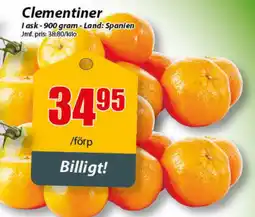 Extra Mjällby Stormarknad Clementiner erbjuda
