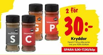 City Gross Kryddor erbjuda